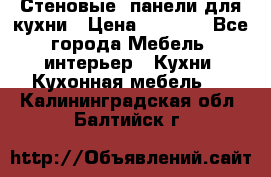 Стеновые  панели для кухни › Цена ­ 1 400 - Все города Мебель, интерьер » Кухни. Кухонная мебель   . Калининградская обл.,Балтийск г.